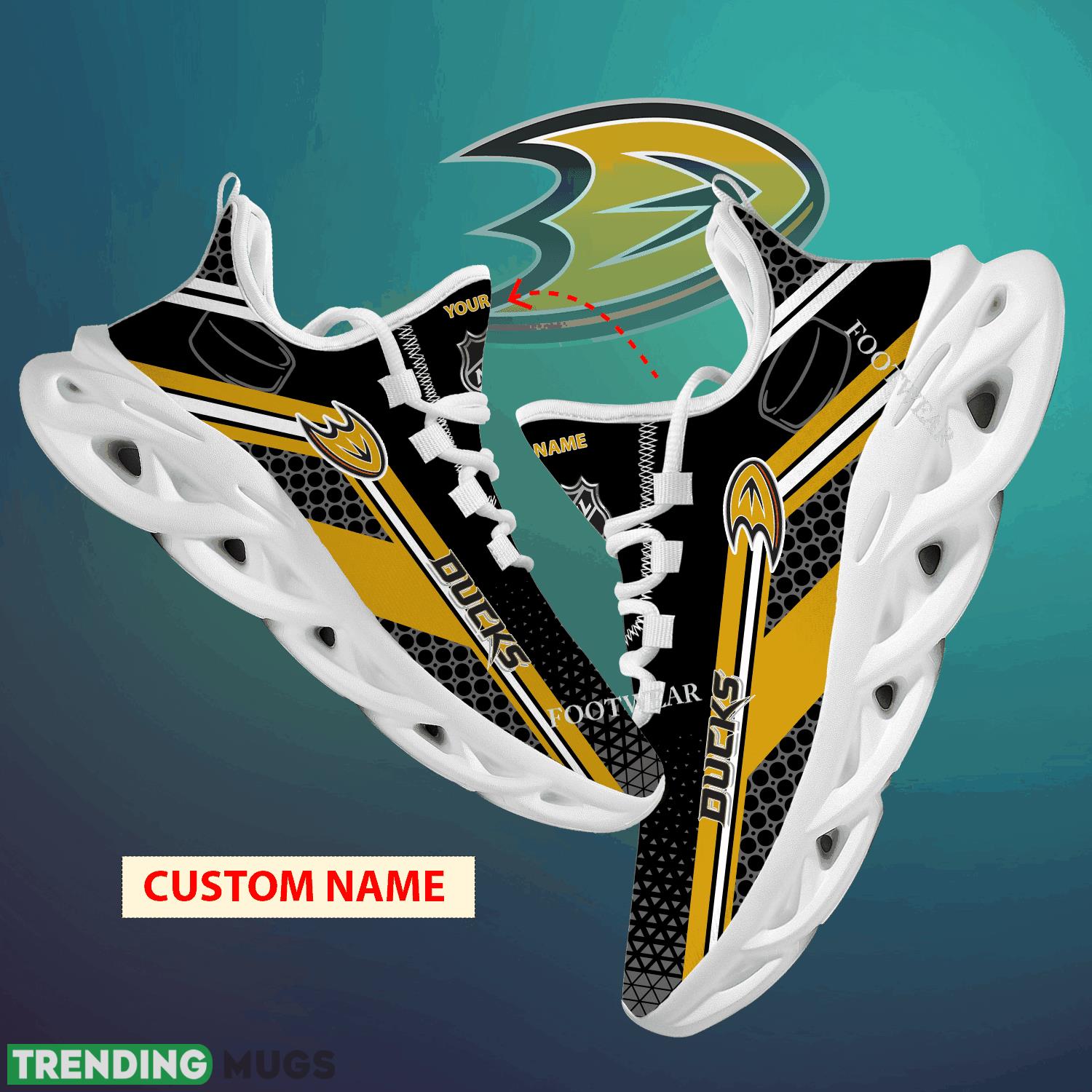 Custom Name NHL Anaheim Ducks Max Soul Shoes For Big Fans Runing Sneakers Gift - NHL Anaheim Ducks Max Soul Shoes New Season Personalized Photo 1 Custom Name NHL Anaheim Ducks Max Soul Shoes For Big Fans Runing Sneakers Gift - NHL Anaheim Ducks Max Soul Shoes New Season Personalized Photo 1