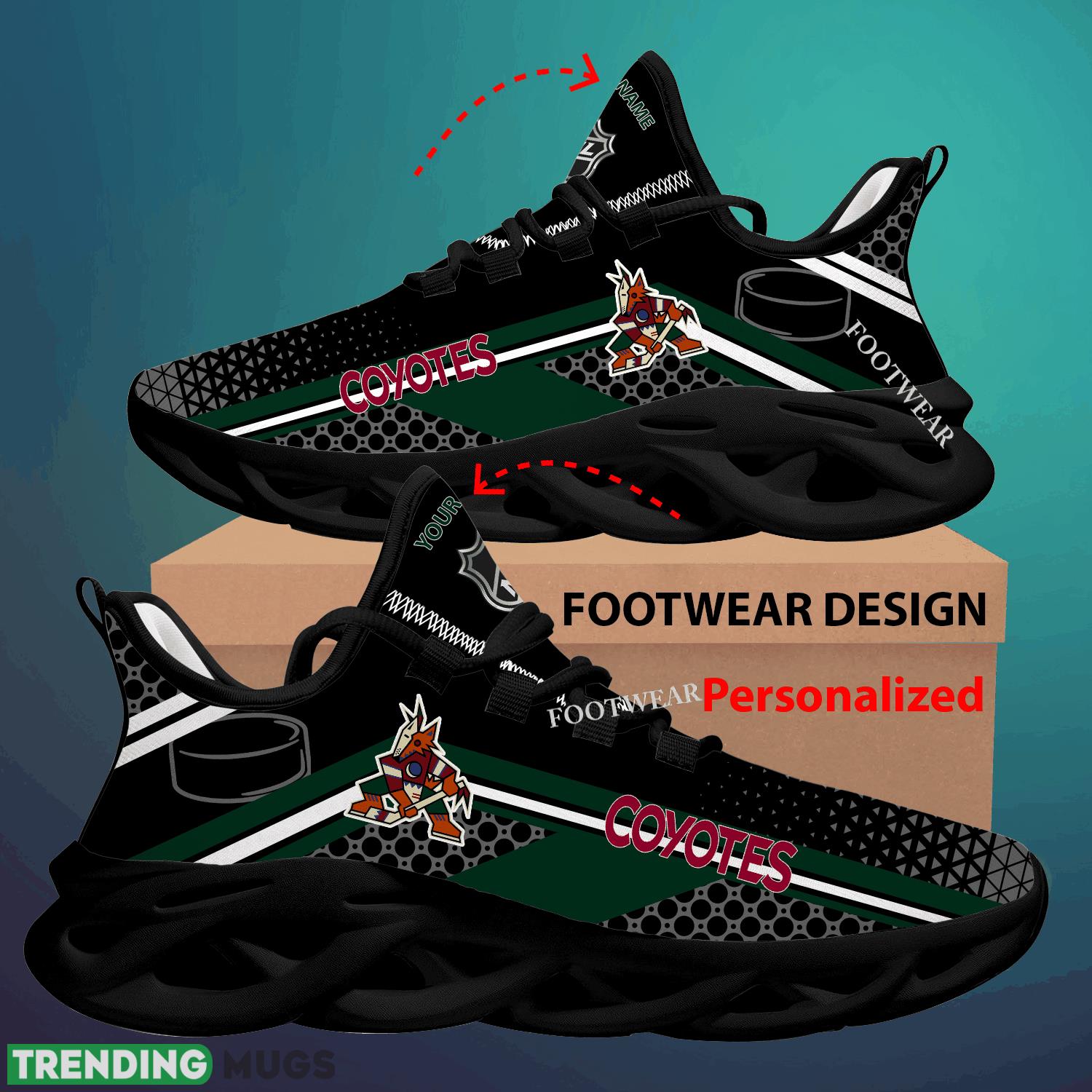 Custom Name NHL Arizona Coyotes Max Soul Shoes For Big Fans Runing Sneakers Gift Max Soul Custom Name NHL Arizona Coyotes Max Soul Shoes For Big Fans Runing Sneakers Gift Max Soul