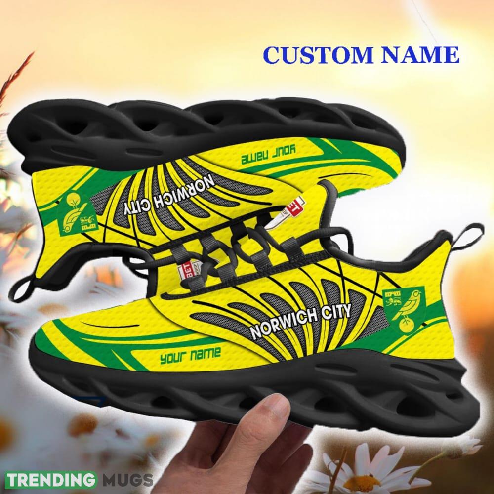 Custom Name Norwich City Max Soul Shoes For Men Women Gift New Clunky For Fans Max Soul Custom Name Norwich City Max Soul Shoes For Men Women Gift New Clunky For Fans Max Soul