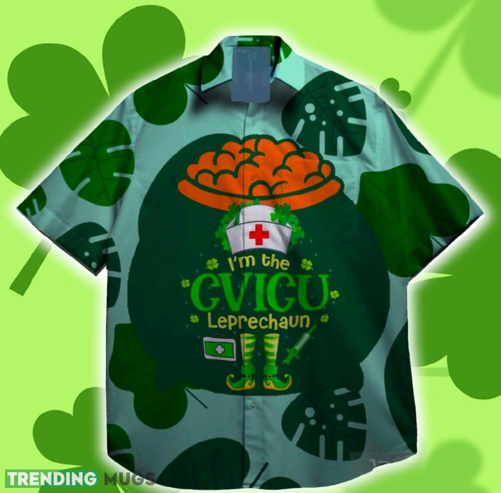 Cvicu Lucky Shamrock LePrechaun St. Patrick day Hawaiian Shirt Surfboard - Cvicu Lucky Shamrock LePrechaun St. Patrick day Hawaiian Shirt Surfboard