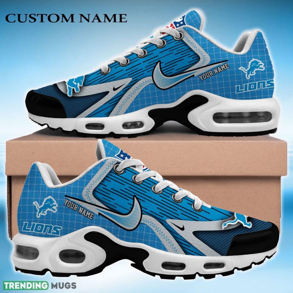 Detroit Lions NFL Teams Custom Name Air Cushion Sports Shoes New Version Gift Sneakers Running Shoes Detroit Lions NFL Teams Custom Name Air Cushion Sports Shoes New Version Gift Sneakers Running Shoes