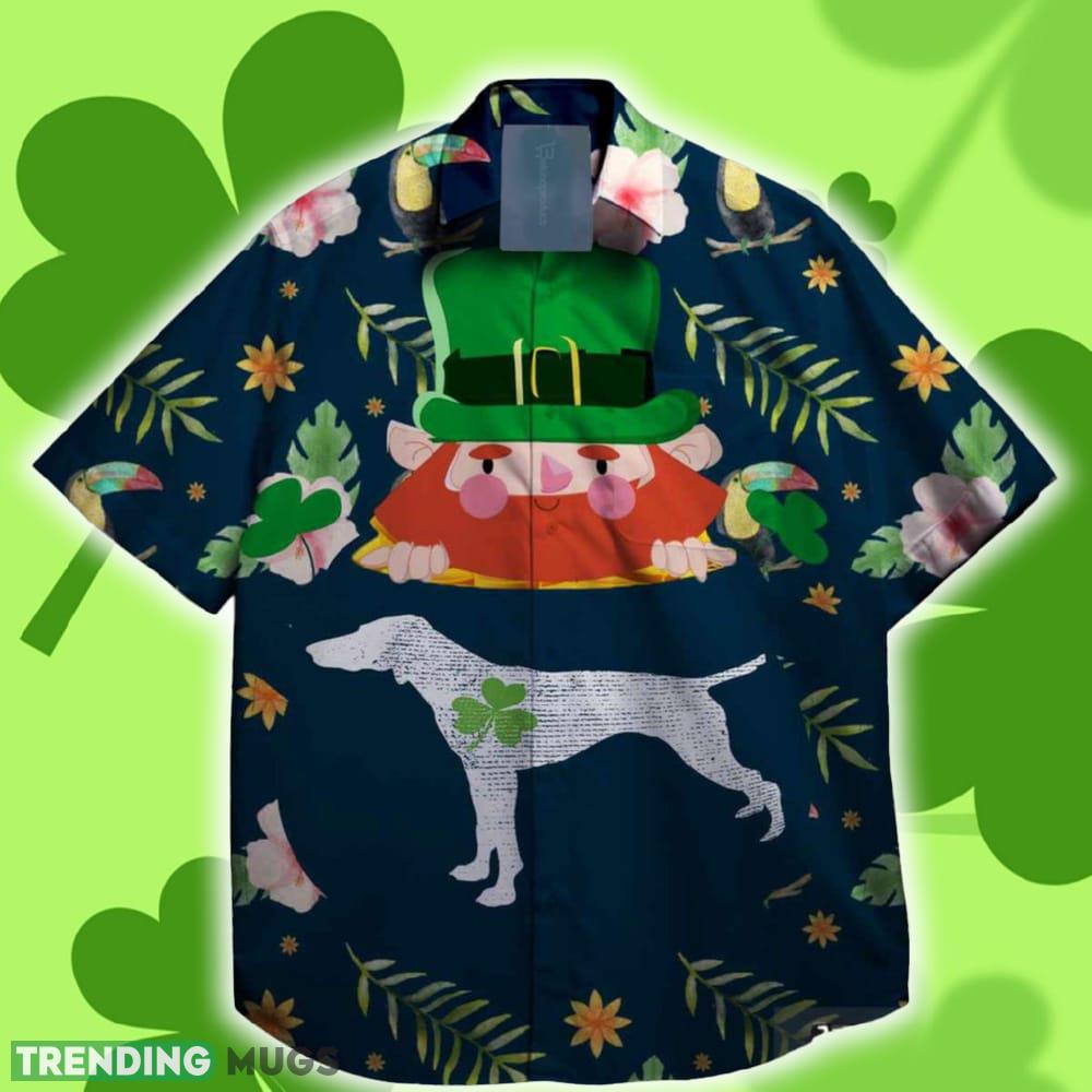 Dog with Shamrock St. Patrick day Hawaiian Shirt Luau - Dog with Shamrock St. Patrick day Hawaiian Shirt Luau Dog with Shamrock St. Patrick day Hawaiian Shirt Luau - Dog with Shamrock St. Patrick day Hawaiian Shirt Luau