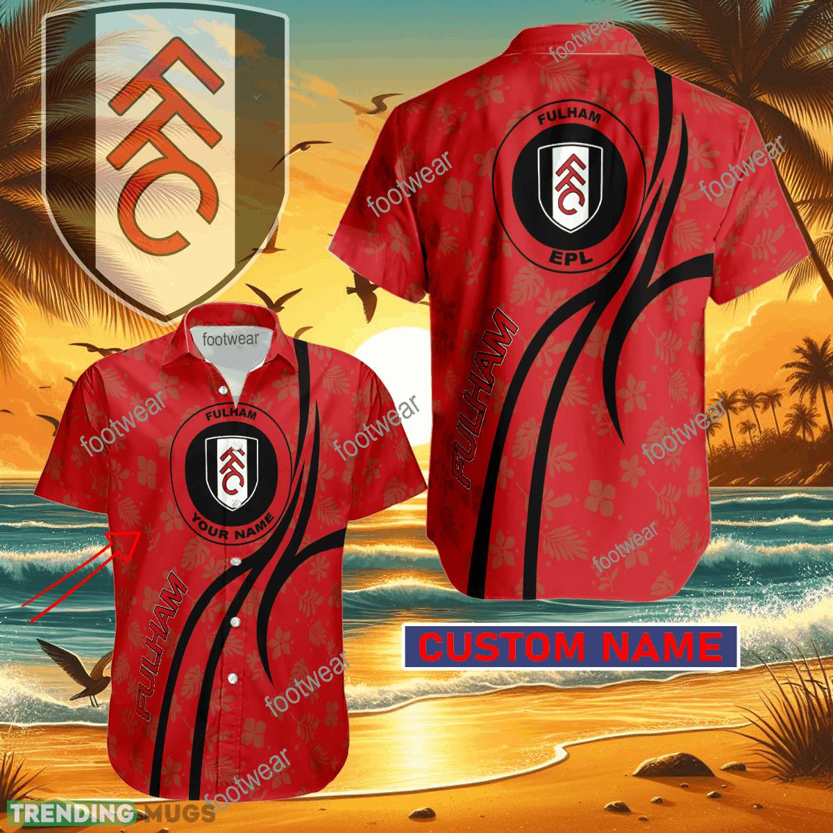 EPL Fulham Hawaiian Shirt Design Gift Fans Summer Holidays Custom Name - EPL Fulham Hawaiian Shirt Design Gift Fans Summer Holidays Custom Name EPL Fulham Hawaiian Shirt Design Gift Fans Summer Holidays Custom Name - EPL Fulham Hawaiian Shirt Design Gift Fans Summer Holidays Custom Name