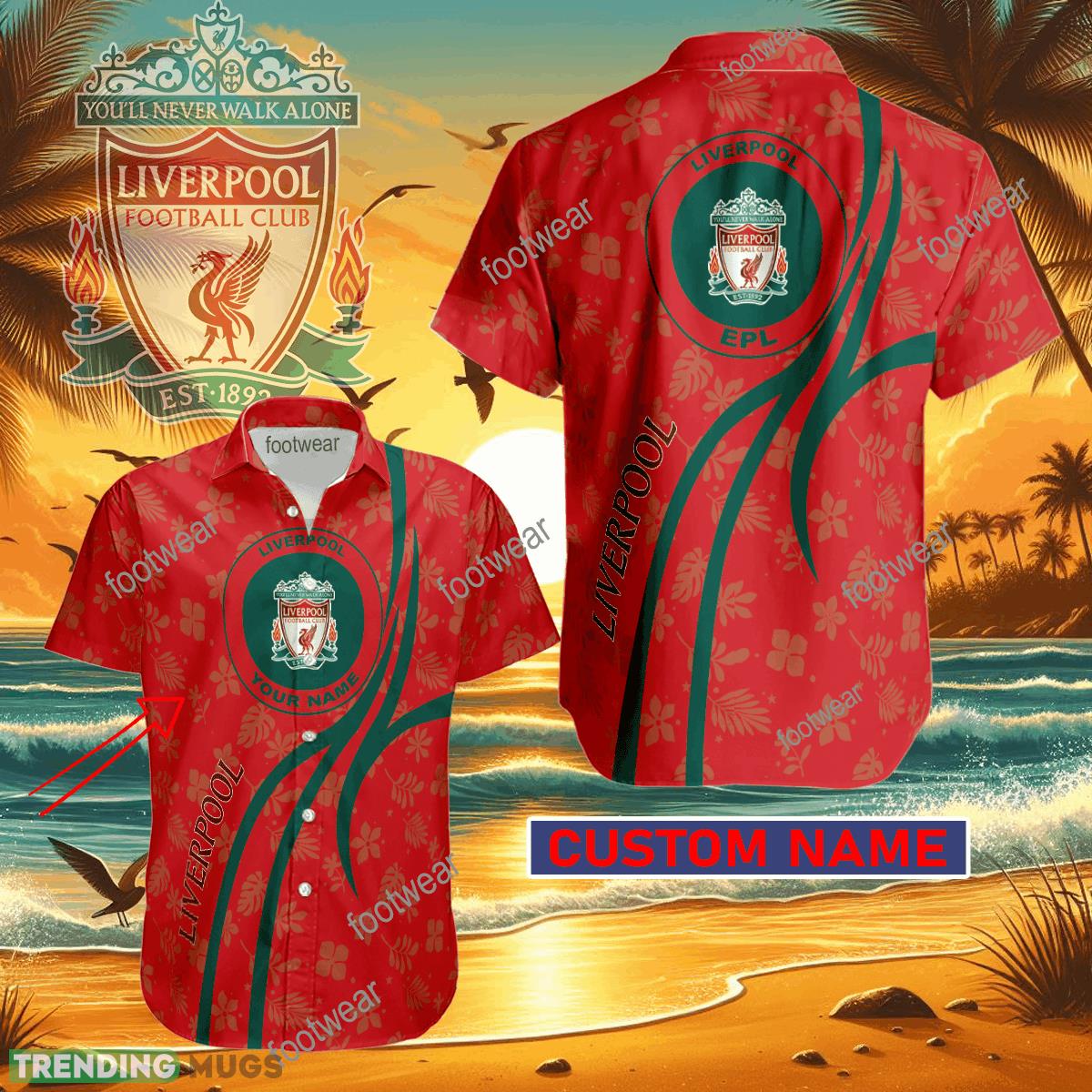 EPL Liverpool Hawaiian Shirt Design Gift Fans Summer Holidays Custom Name - EPL Liverpool Hawaiian Shirt Design Gift Fans Summer Holidays Custom Name EPL Liverpool Hawaiian Shirt Design Gift Fans Summer Holidays Custom Name - EPL Liverpool Hawaiian Shirt Design Gift Fans Summer Holidays Custom Name