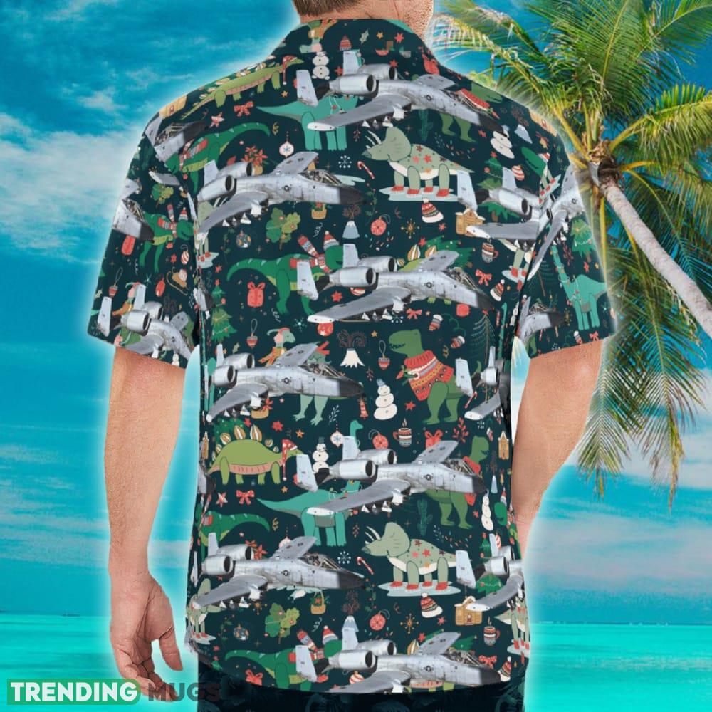 Fairchild Republic A 10 Thunderbolt II Christmas Seamless Hawaiian Shirt Hawaiian Shirt Fairchild Republic A 10 Thunderbolt II Christmas Seamless Hawaiian Shirt Hawaiian Shirt