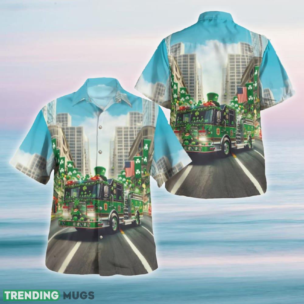 Fire Truck St Patrick's Day Hawaiian Shirt Exotic For Men Women Gift Hawaiian Shirt Fire Truck St Patrick's Day Hawaiian Shirt Exotic For Men Women Gift - Fire Truck St Patrick's Day Hawaiian Shirt Exotic For Men Women Gift
