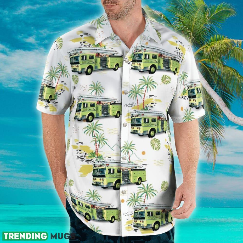 Fort Lauderdale Florida Fort Lauderdale Fire Rescue Engine 9S 1976 Ward Lafrance Hawaiian Shirt Hawaiian Shirt Fort Lauderdale Florida Fort Lauderdale Fire Rescue Engine 9S 1976 Ward Lafrance Hawaiian Shirt Hawaiian Shirt