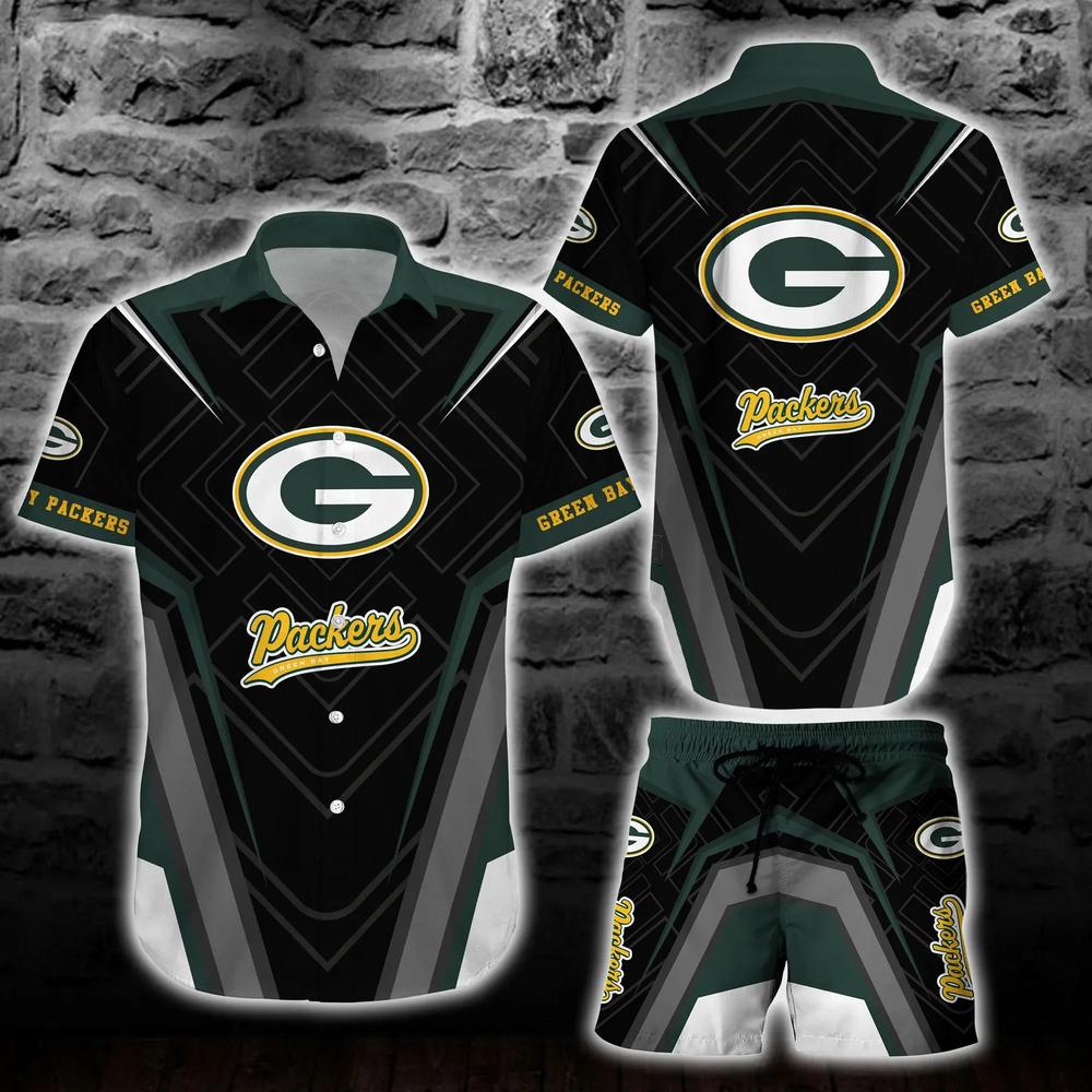 Green Bay Packers NFL SAS New Trends Summer Beach Team Hawaiian Shirt And Short For Men Women Gift Floral Aloha Holiday - 020224-082845