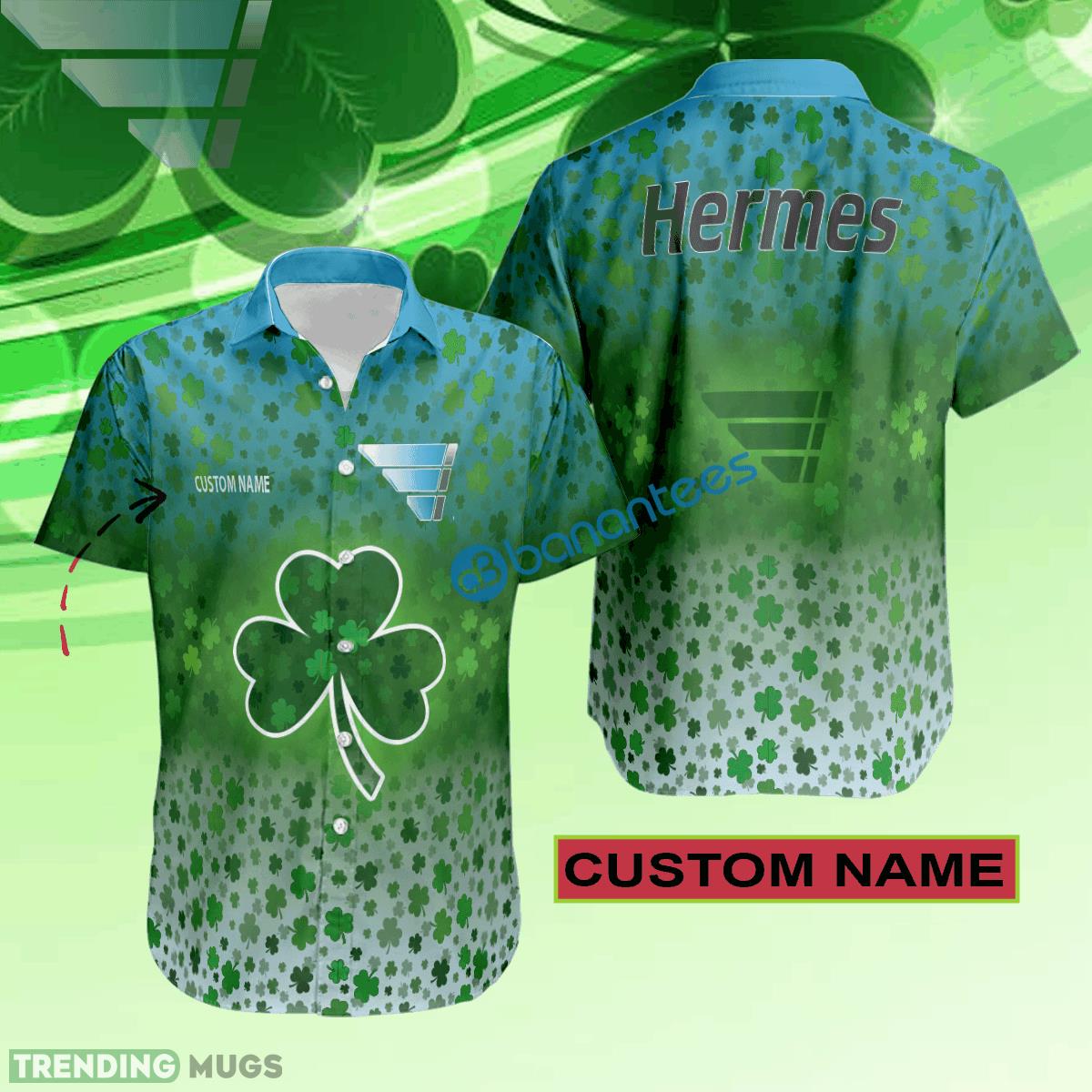 Hermes Europe Hawaiian Shirt Logo Brand Design Patrick Day Custom Name - Hermes Europe Hawaiian Shirt Logo Brand Design Patrick Day Custom Name Hermes Europe Hawaiian Shirt Logo Brand Design Patrick Day Custom Name - Hermes Europe Hawaiian Shirt Logo Brand Design Patrick Day Custom Name