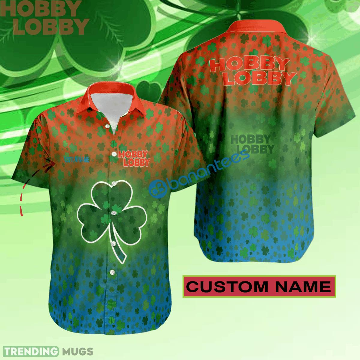 Hobby Lobby Hawaiian Shirt Logo Brand Design Patrick Day Custom Name - Hobby Lobby Hawaiian Shirt Logo Brand Design Patrick Day Custom Name Hobby Lobby Hawaiian Shirt Logo Brand Design Patrick Day Custom Name - Hobby Lobby Hawaiian Shirt Logo Brand Design Patrick Day Custom Name