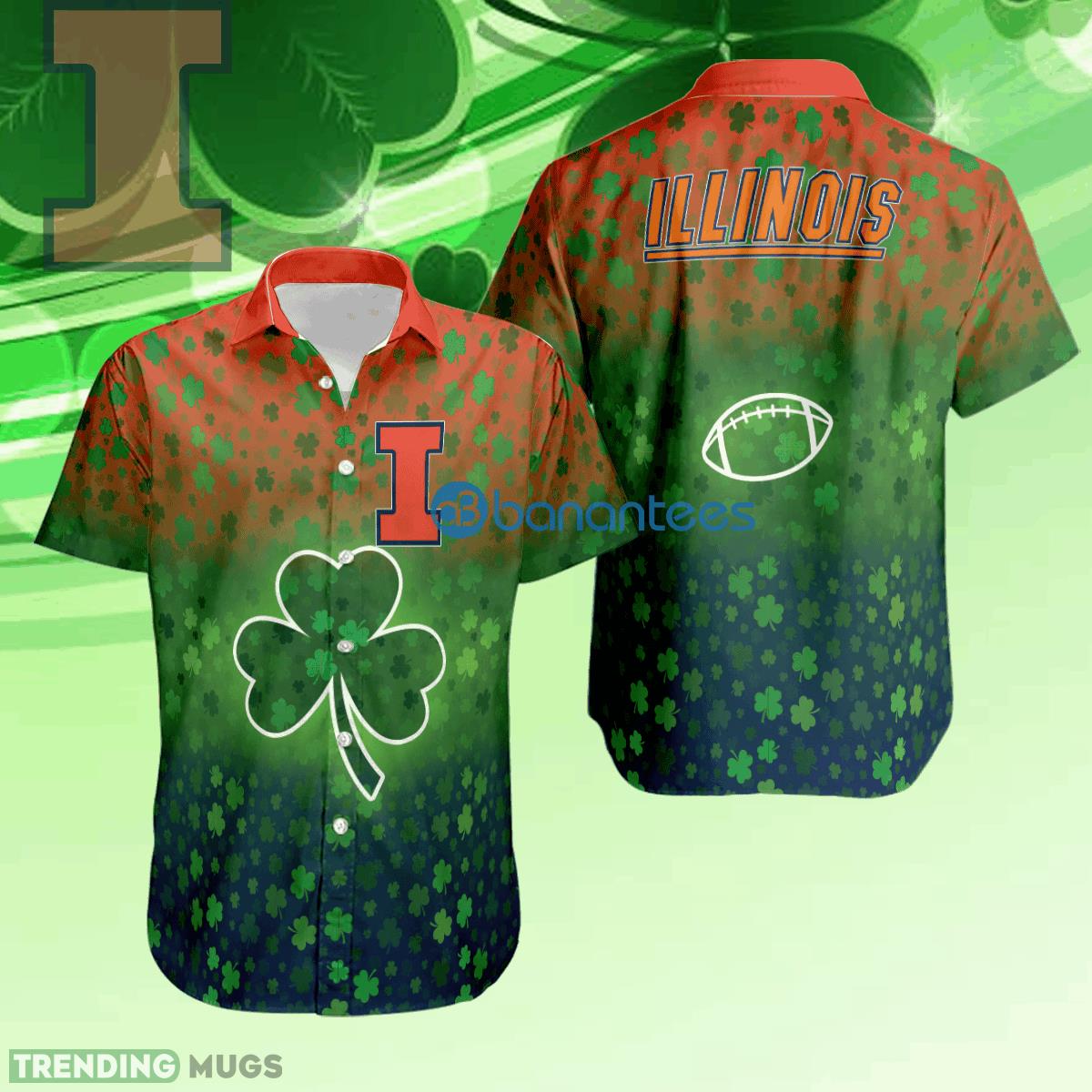Illinois Fighting Illini Vacation Logo Beach Hawaiian Shirt For Summer Patrick Day - Illinois Fighting Illini Vacation Logo Beach Hawaiian Shirt For Summer Patrick Day Illinois Fighting Illini Vacation Logo Beach Hawaiian Shirt For Summer Patrick Day - Illinois Fighting Illini Vacation Logo Beach Hawaiian Shirt For Summer Patrick Day