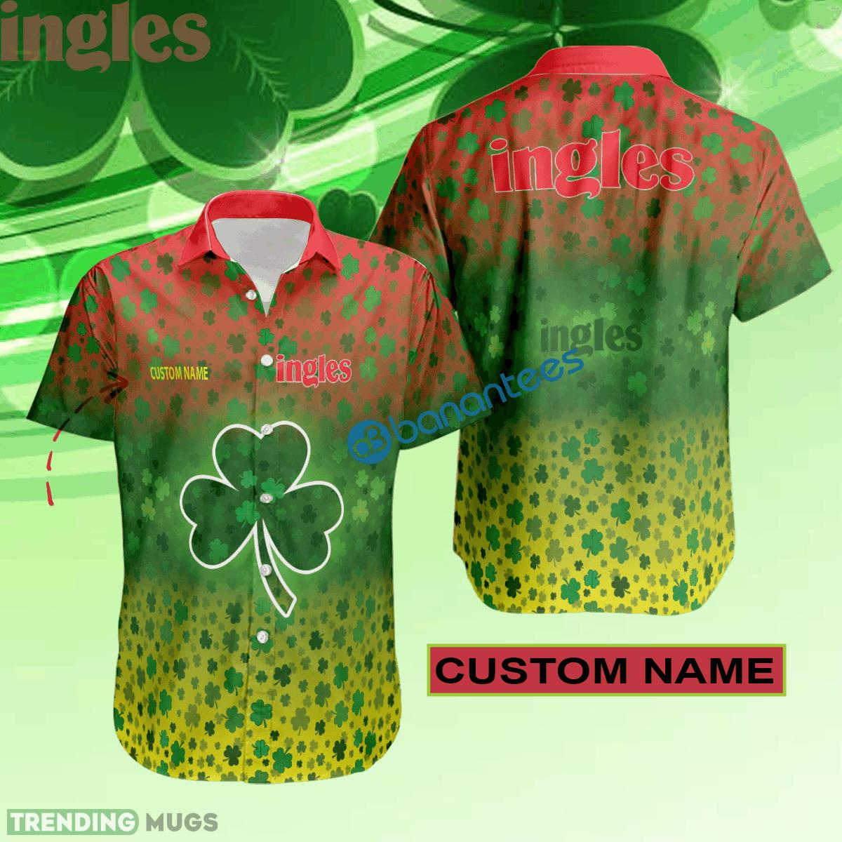 Ingles Hawaiian Shirt Logo Brand Design Patrick Day Custom Name - Ingles Hawaiian Shirt Logo Brand Design Patrick Day Custom Name Ingles Hawaiian Shirt Logo Brand Design Patrick Day Custom Name - Ingles Hawaiian Shirt Logo Brand Design Patrick Day Custom Name