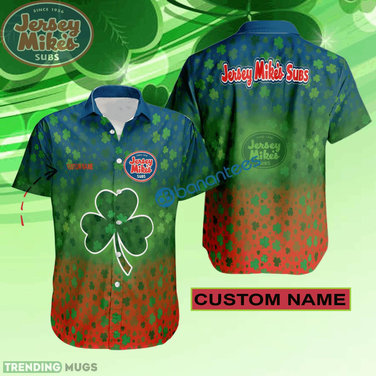 Jersey Mike's Subs Hawaiian Shirt Logo Brand Design Patrick Day Custom Name Hawaiian Shirt Jersey Mike's Subs Hawaiian Shirt Logo Brand Design Patrick Day Custom Name - Jersey Mike's Subs Hawaiian Shirt Logo Brand Design Patrick Day Custom Name