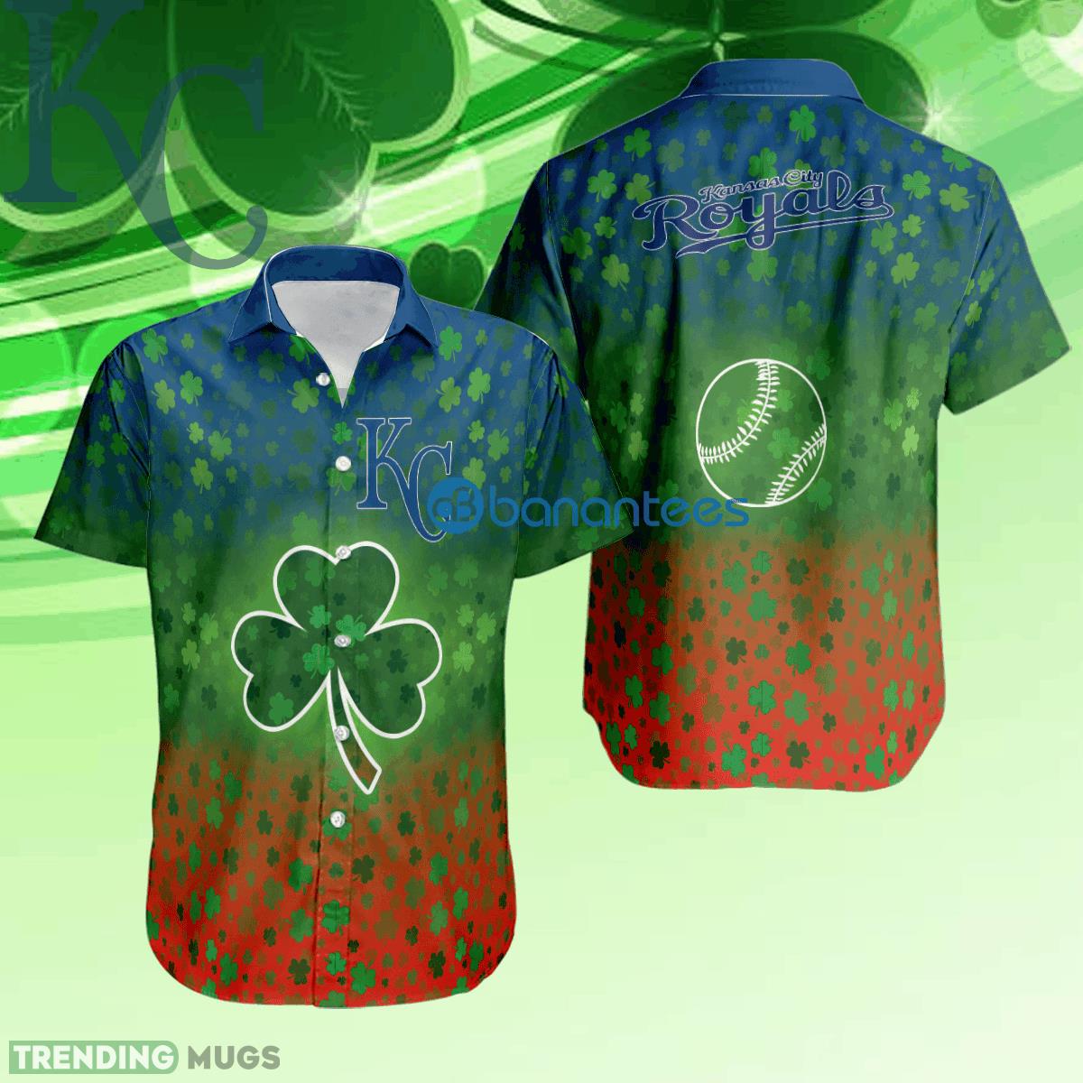 Kansas City Royals Natural New Aloha Hawaiian Shirt Gift For Fans Patrick Day - Kansas City Royals Natural New Aloha Hawaiian Shirt Gift For Fans Patrick Day