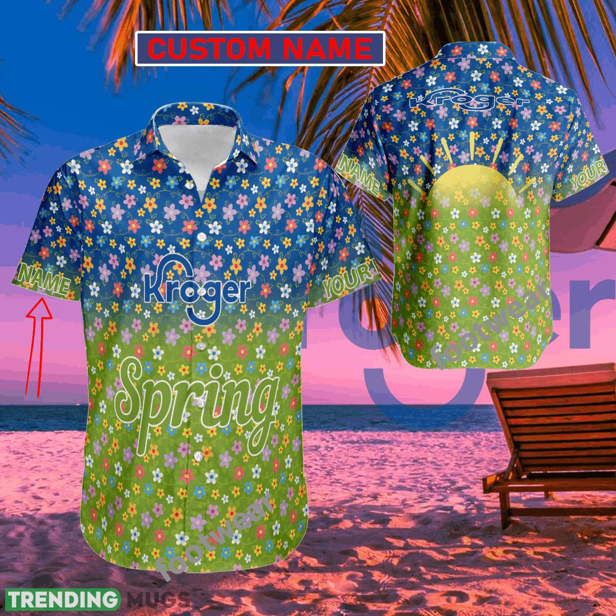 Kroger Logo Brand Hawaiian Shirt Spring Trending Summer Custom Name For Fans Gift - Kroger Logo Brand Hawaiian Shirt Spring Trending Summer Custom Name For Fans Gift Kroger Logo Brand Hawaiian Shirt Spring Trending Summer Custom Name For Fans Gift - Kroger Logo Brand Hawaiian Shirt Spring Trending Summer Custom Name For Fans Gift