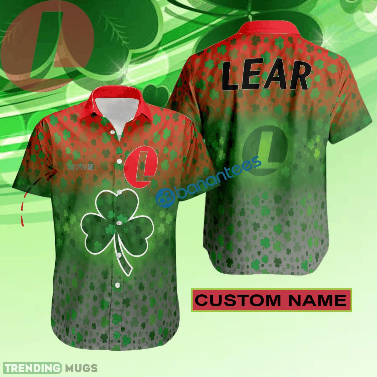 Lear Corporation Hawaiian Shirt Logo Brand Design Patrick Day Custom Name - Lear Corporation Hawaiian Shirt Logo Brand Design Patrick Day Custom Name Lear Corporation Hawaiian Shirt Logo Brand Design Patrick Day Custom Name - Lear Corporation Hawaiian Shirt Logo Brand Design Patrick Day Custom Name