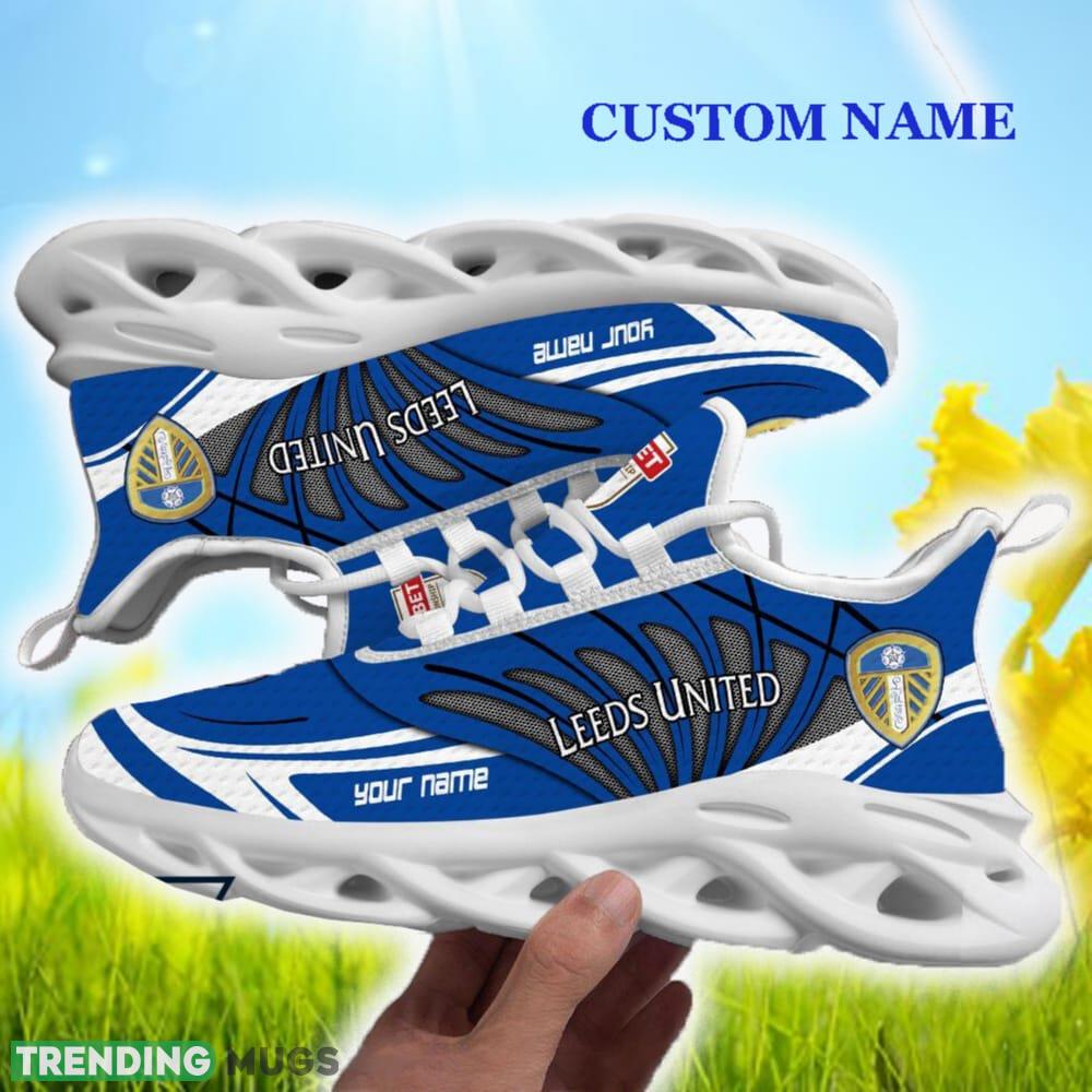 Leeds United FC Custom Name Max Soul Shoes For Men And Women Gift New Trending Sneakers - Leeds United FC Custom Name Max Soul Shoes_1