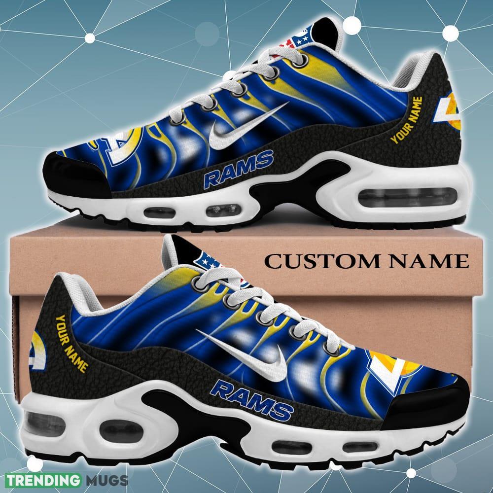 Los Angeles Rams NFL Teams Air Cushion Sports Shoes New Trending Gift Sneakers Custom Name Running Shoes Los Angeles Rams NFL Teams Air Cushion Sports Shoes New Trending Gift Sneakers Custom Name Running Shoes