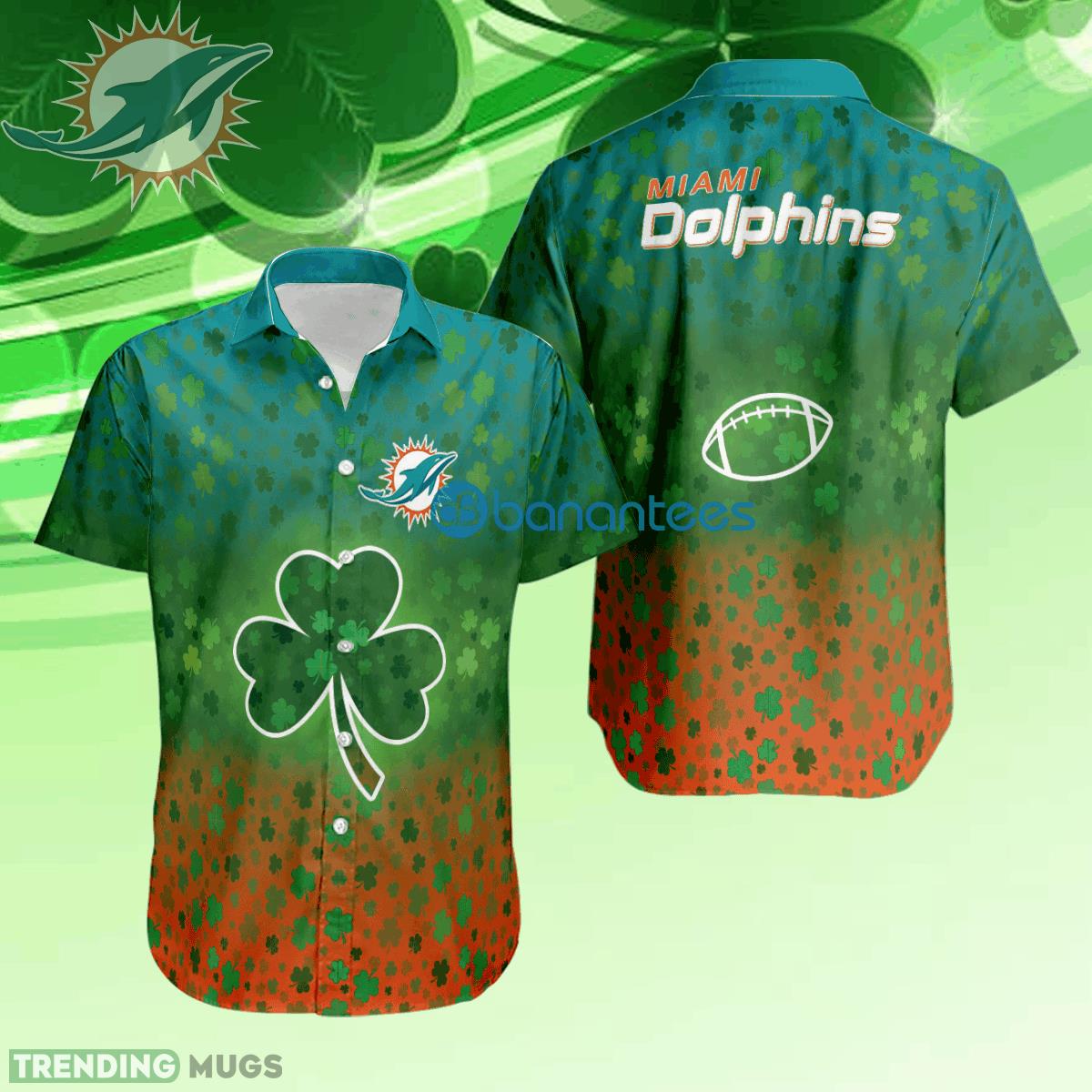 Miami Dolphins New New 3D Hawaiian Shirt For Summer Patrick Day - Miami Dolphins New New 3D Hawaiian Shirt For Summer Patrick Day