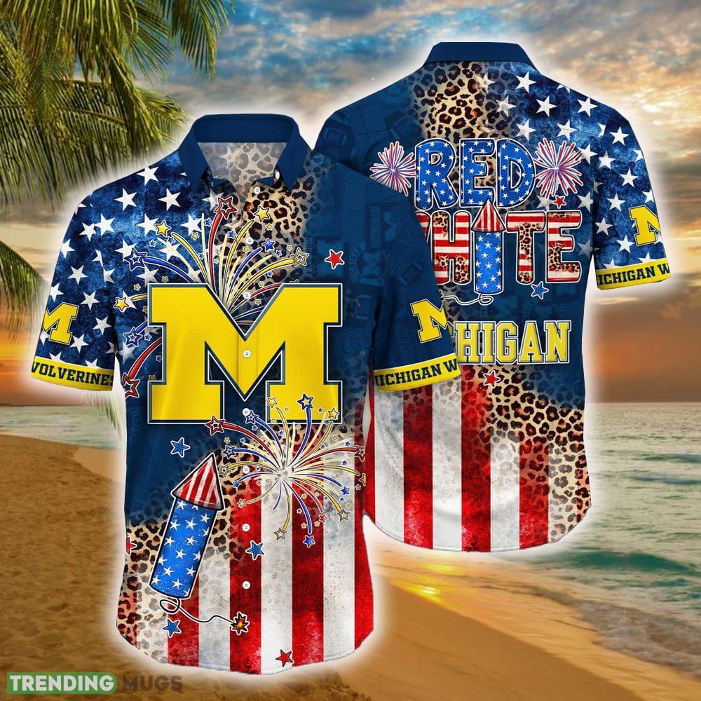 Michigan Wolverines NCAA2 Hawaiian Shirt Independence Day Holidays For Men Women Gift - Michigan Wolverines NCAA2 Hawaiian Shirt Independence Day Holidays For Men Women Gift Michigan Wolverines NCAA2 Hawaiian Shirt Independence Day Holidays For Men Women Gift - Michigan Wolverines NCAA2 Hawaiian Shirt Independence Day Holidays For Men Women Gift