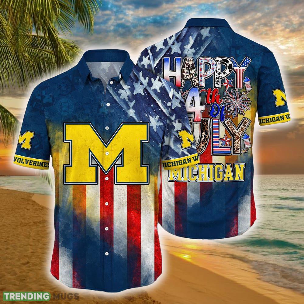 Michigan Wolverines NCAA2 Independence Day Holidays Hawaiian Shirt For Men Women Gift - Michigan Wolverines NCAA2 Independence Day Holidays Hawaiian Shirt For Men Women Gift Michigan Wolverines NCAA2 Independence Day Holidays Hawaiian Shirt For Men Women Gift - Michigan Wolverines NCAA2 Independence Day Holidays Hawaiian Shirt For Men Women Gift