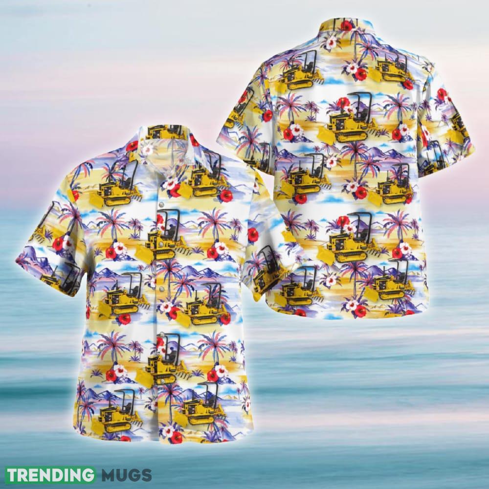 Mini Bulldozer Hawaiian Shirt - Mini Bulldozer Hawaiian Shirt Mini Bulldozer Hawaiian Shirt - Mini Bulldozer Hawaiian Shirt