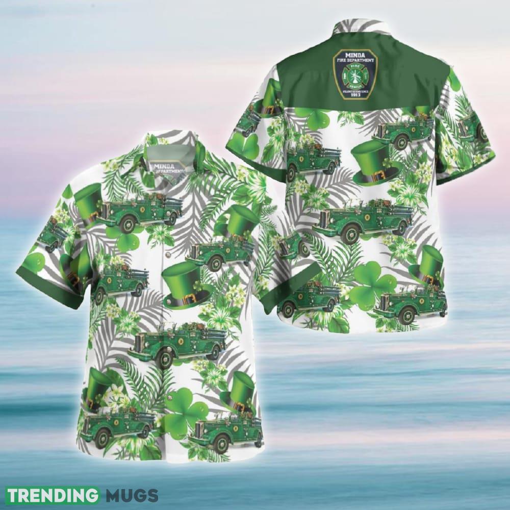 Minoa New York Minoa Fire Department Engine 1 1953 Mack L85 St Patrick's Day Hawaiian Shirt Hawaiian Shirt Minoa New York Minoa Fire Department Engine 1 1953 Mack L85 St Patrick's Day Hawaiian Shirt - Minoa New York Minoa Fire Department Engine 1 1953 Mack L85 St Patrick's Day Hawaiian Shirt