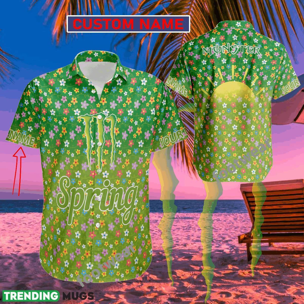 Monster Energy Logo Brand Hawaiian Shirt Spring Trending Summer Custom Name For Fans Gift - Monster Energy Logo Brand Hawaiian Shirt Spring Trending Summer Custom Name For Fans Gift Monster Energy Logo Brand Hawaiian Shirt Spring Trending Summer Custom Name For Fans Gift - Monster Energy Logo Brand Hawaiian Shirt Spring Trending Summer Custom Name For Fans Gift
