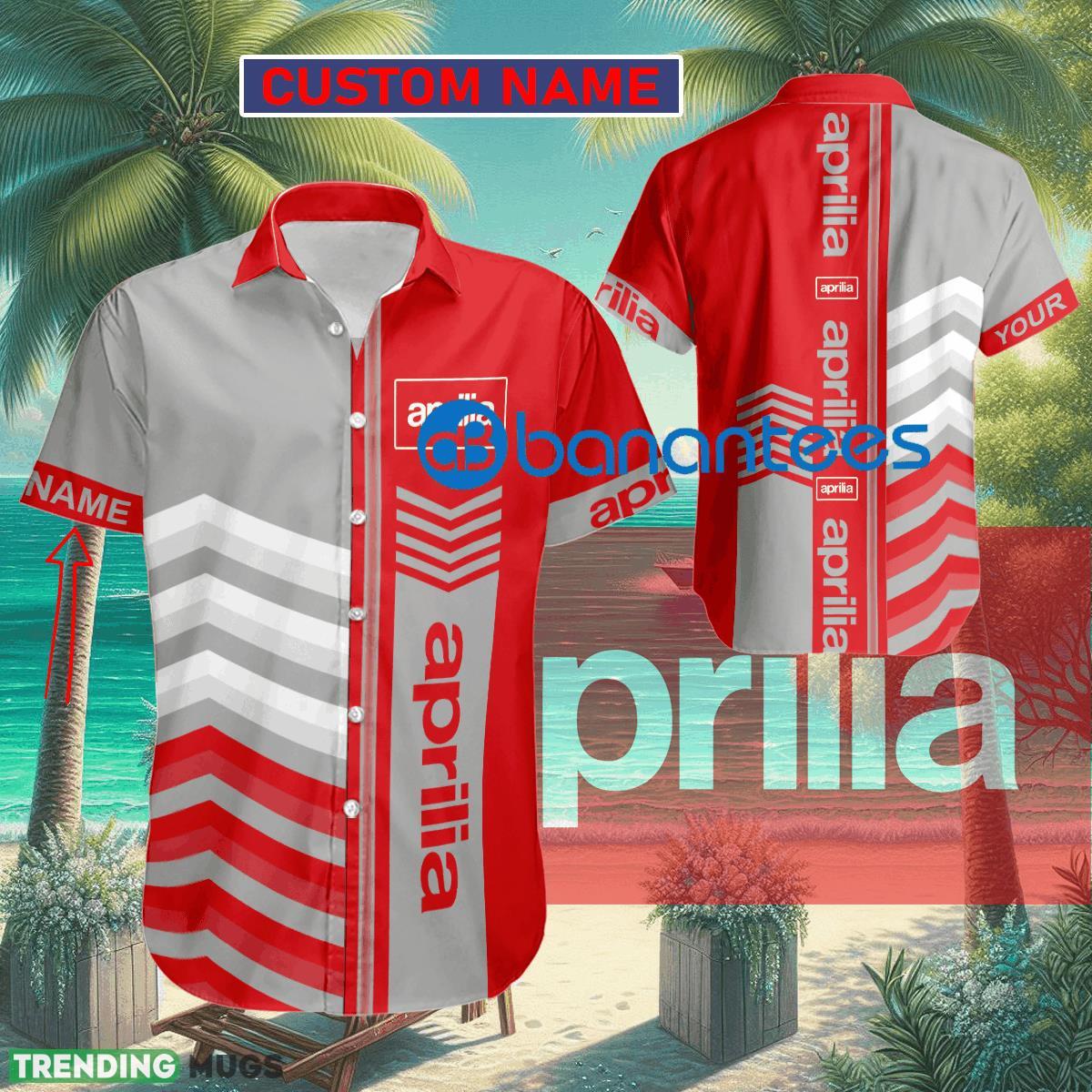 Motorcycle Aprilia Arrow Pattern Hawaiian Shirt New Custom Name Gift - Motorcycle Aprilia Arrow Pattern Hawaiian Shirt New Custom Name Gift