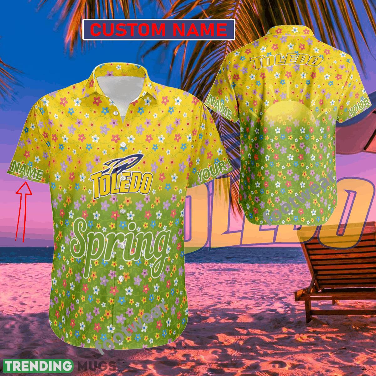 NCAA Toledo Rockets Hawaiian Shirt Spring Trending Summer Custom Name For Fans Gift - NCAA Toledo Rockets Hawaiian Shirt Spring Trending Summer Custom Name For Fans Gift