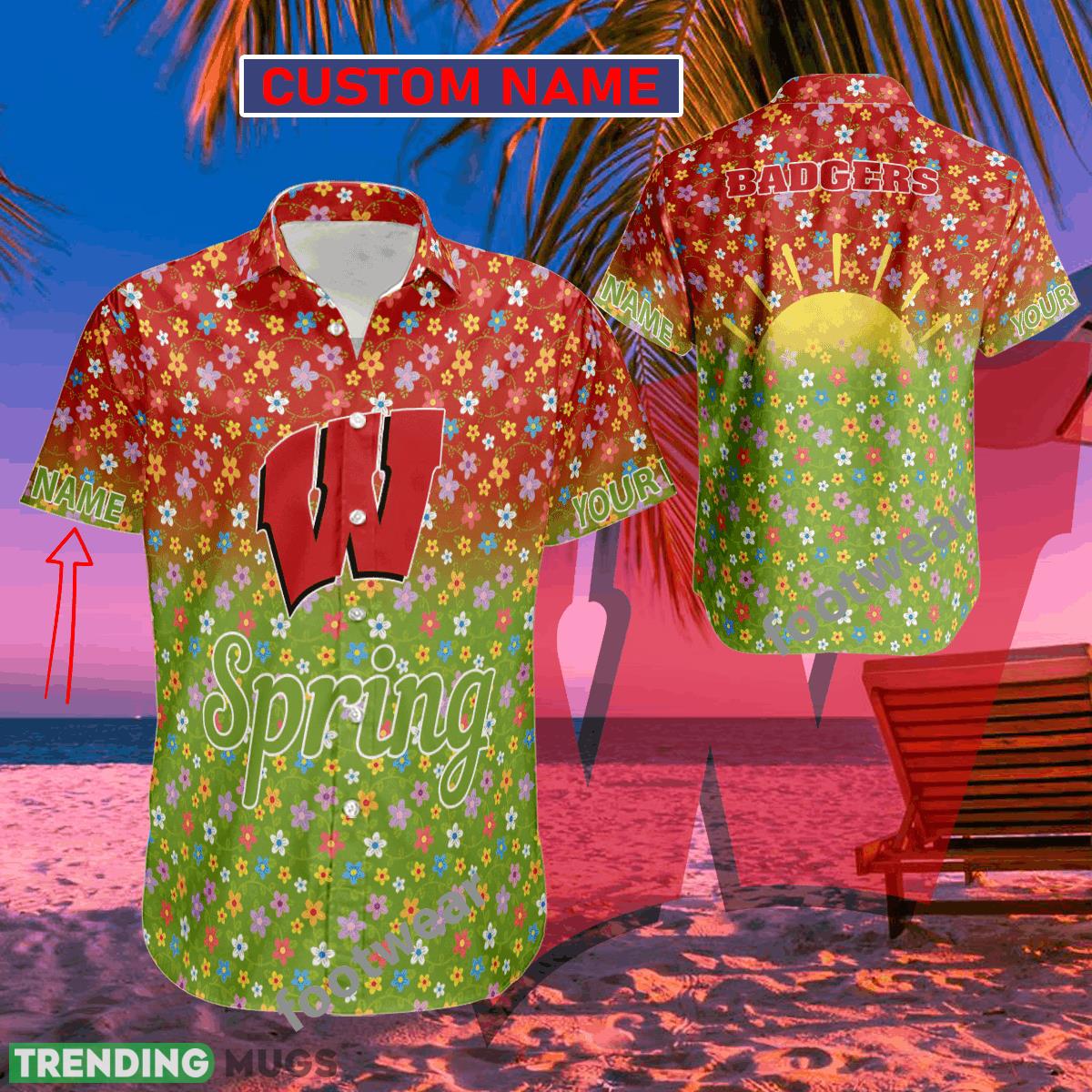 NCAA Wisconsin Badgers Hawaiian Shirt Spring Trending Summer Custom Name For Fans Gift - NCAA Wisconsin Badgers Hawaiian Shirt Spring Trending Summer Custom Name For Fans Gift NCAA Wisconsin Badgers Hawaiian Shirt Spring Trending Summer Custom Name For Fans Gift - NCAA Wisconsin Badgers Hawaiian Shirt Spring Trending Summer Custom Name For Fans Gift