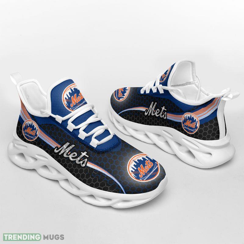 New York Mets Honeycomb Pattern Max Soul Shoes Performance Sport Sneakers Max Soul New York Mets Honeycomb Pattern Max Soul Shoes Performance Sport Sneakers Max Soul