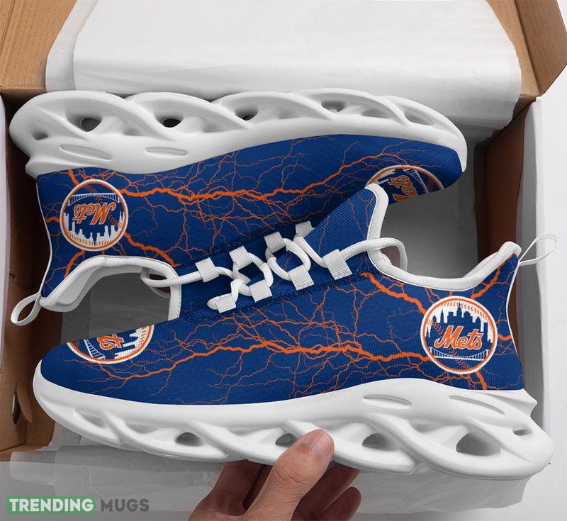 New York Mets Lightning Pattern Max Soul Shoes Versatile Chunky Sneakers - New York Mets Lightning Pattern Max Soul Shoes_1 New York Mets Lightning Pattern Max Soul Shoes Versatile Chunky Sneakers - New York Mets Lightning Pattern Max Soul Shoes_1