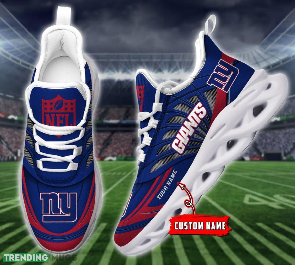 NFL New York Giants Custom Name Max Soul Shoes Full Print For Men Women Sports Sneakers Max Soul NFL New York Giants Custom Name Max Soul Shoes Full Print For Men Women Sports Sneakers Max Soul