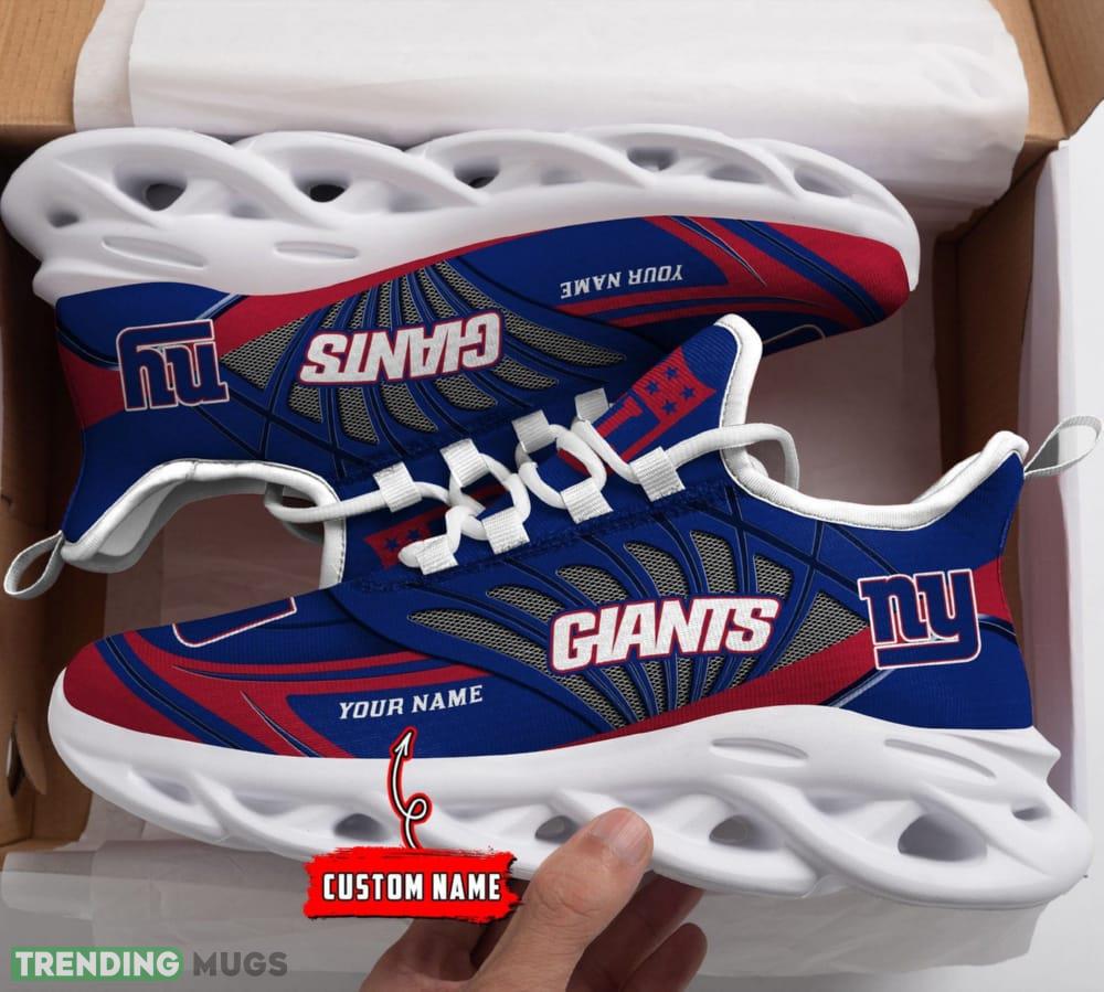 NFL New York Giants Custom Name Max Soul Shoes Full Print For Men Women Sports Sneakers - NFL New York Giants Custom Max Soul Shoes_1 NFL New York Giants Custom Name Max Soul Shoes Full Print For Men Women Sports Sneakers - NFL New York Giants Custom Max Soul Shoes_1