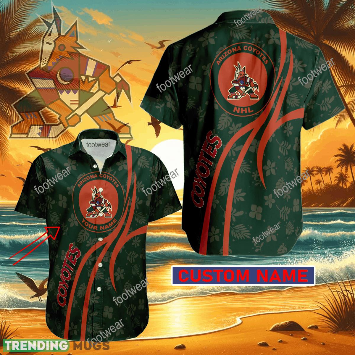 NHL Arizona Coyotes Hawaiian Shirt Design Gift Fans Summer Holidays Custom Name - NHL Arizona Coyotes Hawaiian Shirt Design Gift Fans Summer Holidays Custom Name NHL Arizona Coyotes Hawaiian Shirt Design Gift Fans Summer Holidays Custom Name - NHL Arizona Coyotes Hawaiian Shirt Design Gift Fans Summer Holidays Custom Name