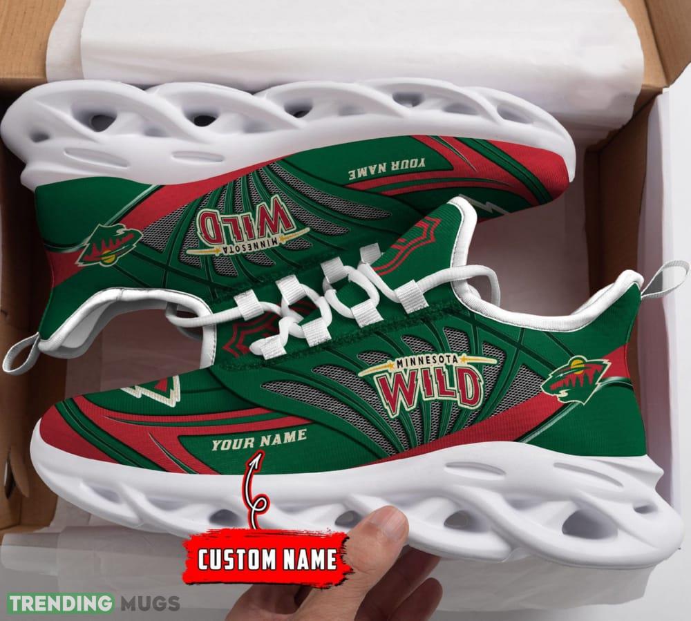 NHL Minnesota Wild Custom Name Max Soul Shoes Full Print For Men Women Sports Sneakers - NHL Minnesota Wild Custom Max Soul Shoes_1 NHL Minnesota Wild Custom Name Max Soul Shoes Full Print For Men Women Sports Sneakers - NHL Minnesota Wild Custom Max Soul Shoes_1