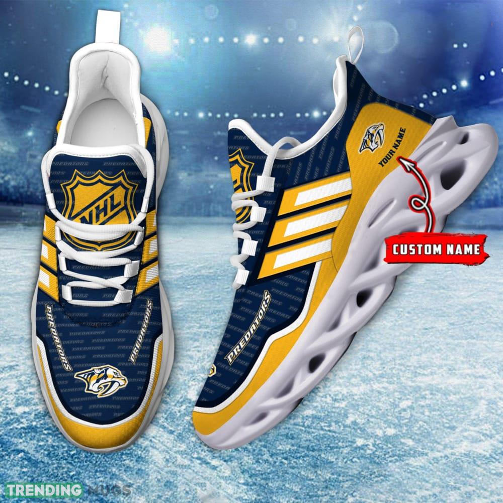 NHL Nashville Predators Custom Name Max Soul Shoes Full Print For Men Women Sports Sneakers - NHL Nashville Predators Custom Max Soul Shoes_1 NHL Nashville Predators Custom Name Max Soul Shoes Full Print For Men Women Sports Sneakers - NHL Nashville Predators Custom Max Soul Shoes_1