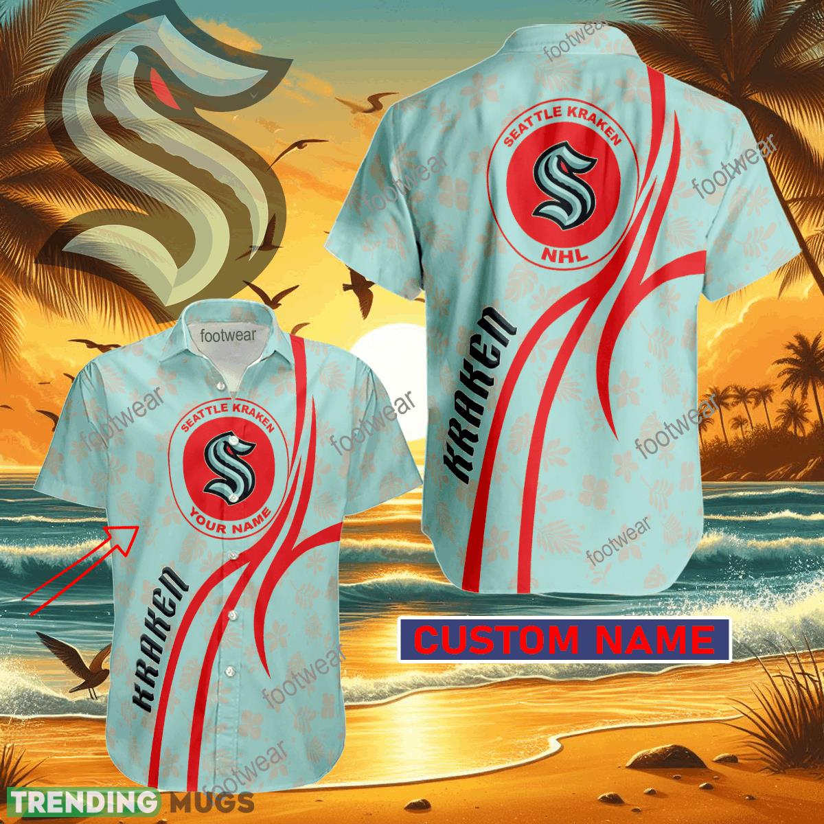 NHL Seattle Kraken Hawaiian Shirt Design Gift Fans Summer Holidays Custom Name - NHL Seattle Kraken Hawaiian Shirt Design Gift Fans Summer Holidays Custom Name NHL Seattle Kraken Hawaiian Shirt Design Gift Fans Summer Holidays Custom Name - NHL Seattle Kraken Hawaiian Shirt Design Gift Fans Summer Holidays Custom Name