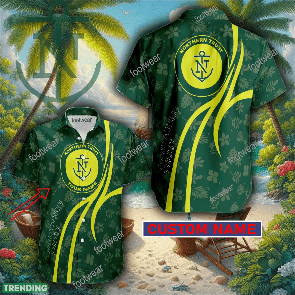 Northern Trust 3D Hawaiian Shirt Logo Brand Custom Name Gift Beach - Northern Trust 3D Hawaiian Shirt Logo Brand Custom Name Gift Beach Northern Trust 3D Hawaiian Shirt Logo Brand Custom Name Gift Beach - Northern Trust 3D Hawaiian Shirt Logo Brand Custom Name Gift Beach