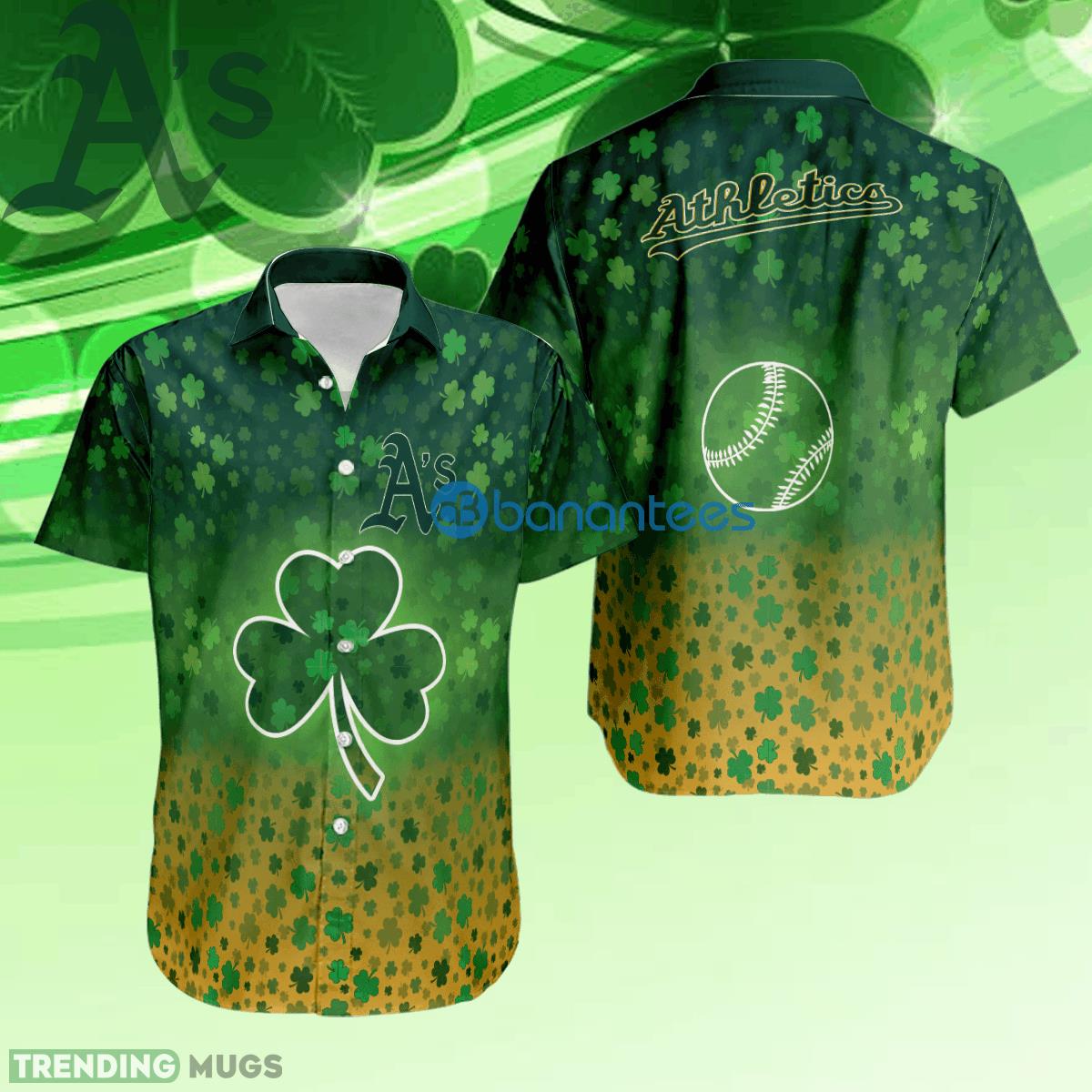 Oakland Athletics Islander Logo All Over Print Hawaiian Shirt Gift For Fans Patrick Day - Oakland Athletics Islander Logo All Over Print Hawaiian Shirt Gift For Fans Patrick Day Oakland Athletics Islander Logo All Over Print Hawaiian Shirt Gift For Fans Patrick Day - Oakland Athletics Islander Logo All Over Print Hawaiian Shirt Gift For Fans Patrick Day