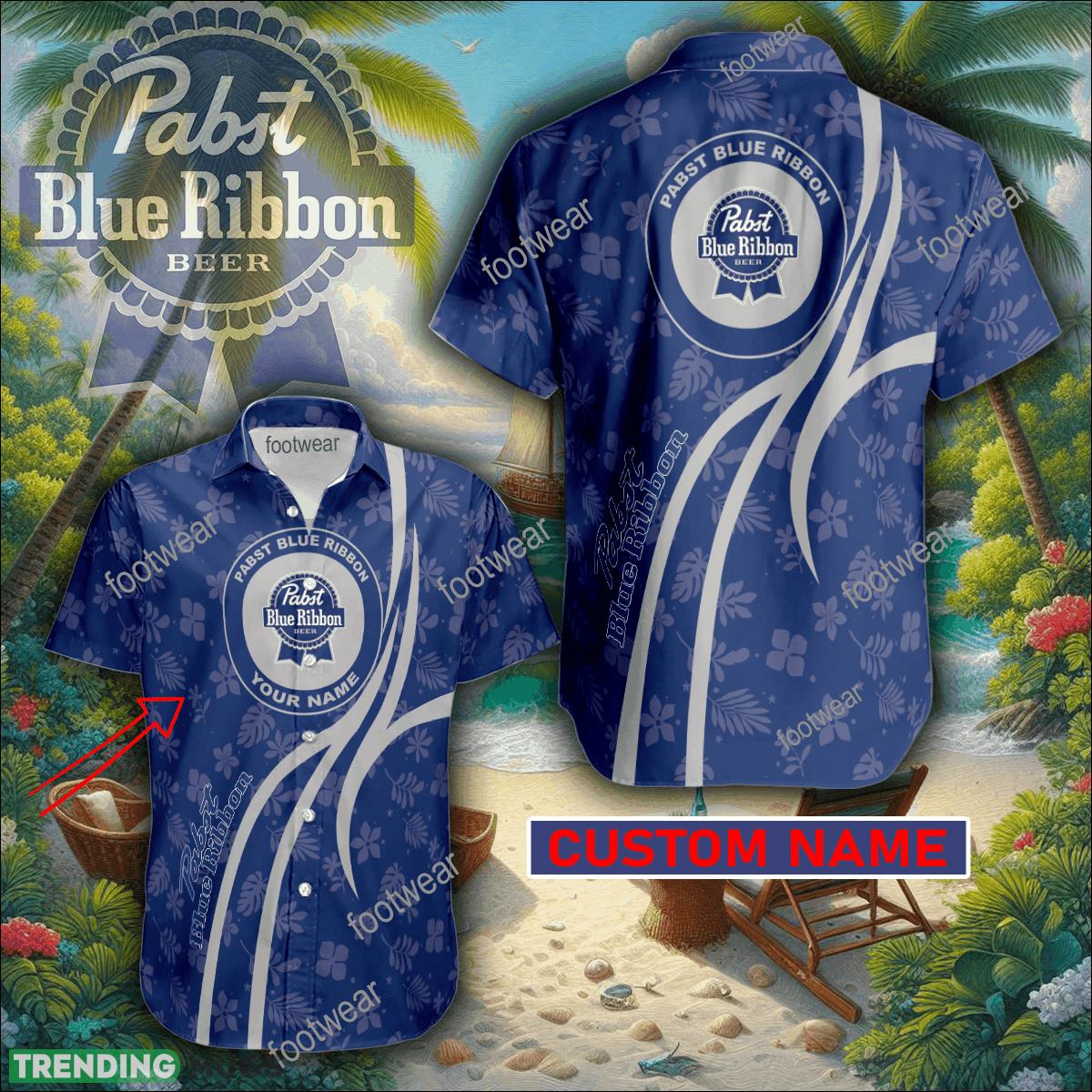 Pabst Blue Ribbon 3D Hawaiian Shirt Logo Brand Custom Name Gift Beach - Pabst Blue Ribbon 3D Hawaiian Shirt Logo Brand Custom Name Gift Beach Pabst Blue Ribbon 3D Hawaiian Shirt Logo Brand Custom Name Gift Beach - Pabst Blue Ribbon 3D Hawaiian Shirt Logo Brand Custom Name Gift Beach
