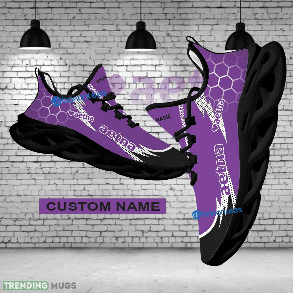 Personalized Aetna Brand Logo Max Soul Shoes Men Women Gift Sport Sneaker Distinctive - aetna Logo Chunky Shoes Personalized Photo 1