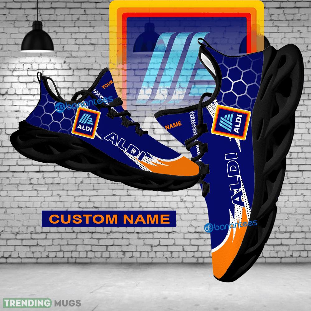 Personalized Aldi Brand Logo Max Soul Shoes Men Women Gift Chunky Sneaker Casual - aldi Logo Chunky Shoes Personalized Photo 1