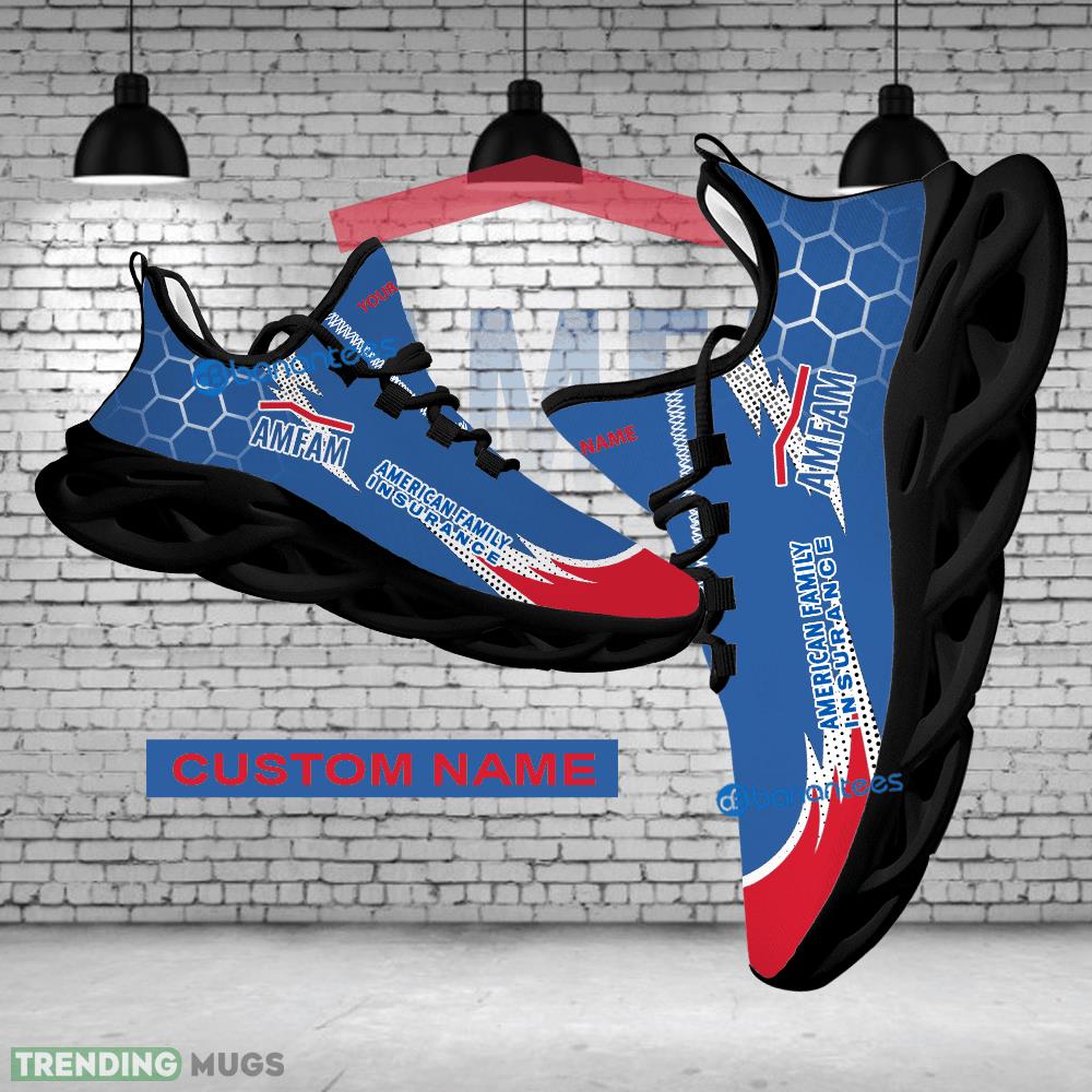 Personalized Amfam Brand Logo Max Soul Shoes Men Women Gift Chunky Sneaker Statement - amfam Logo Chunky Shoes Personalized Photo 1