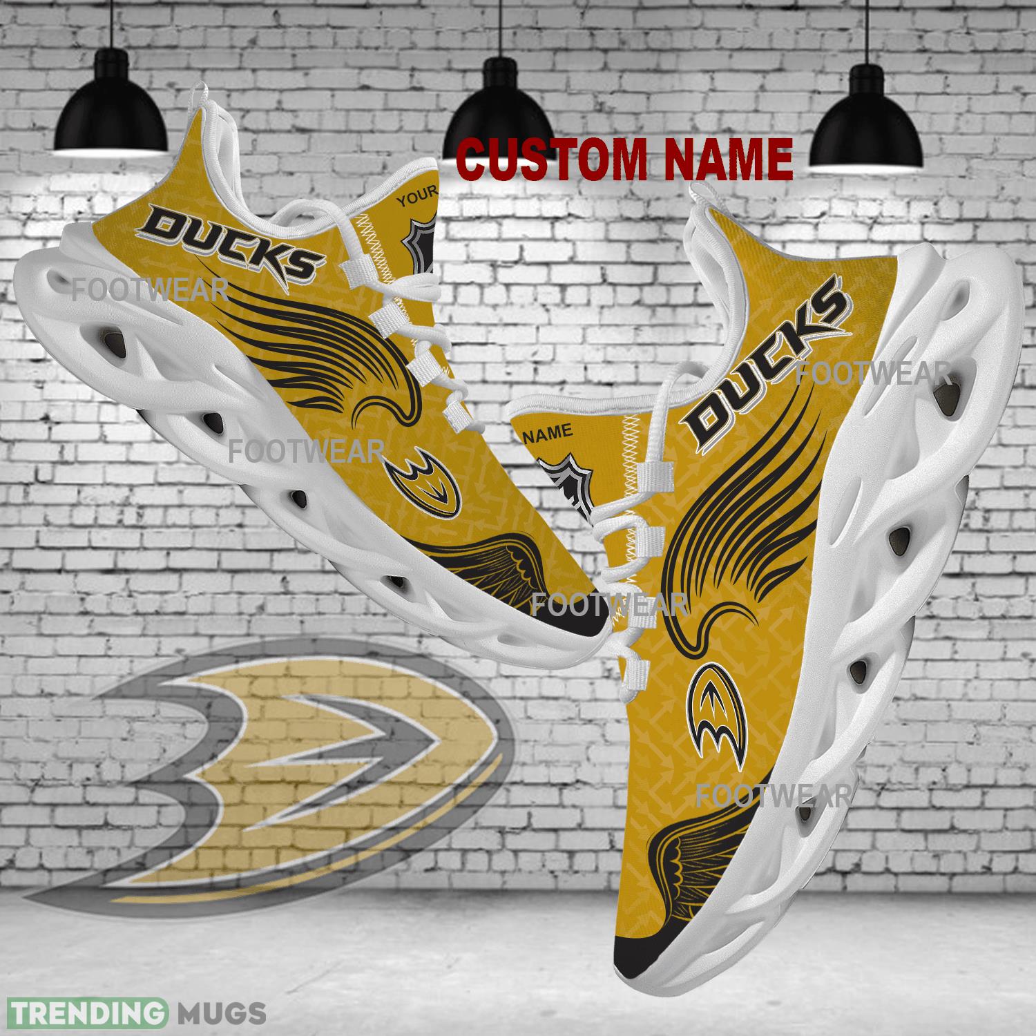 Personalized Anaheim Ducks New Wings Arrow Pattern Max Soul Shoes Sport Sneaker Insignia - NHL Anaheim Ducks New Wings Arrow Pattern Max Soul Shoes Photo 1 Personalized Anaheim Ducks New Wings Arrow Pattern Max Soul Shoes Sport Sneaker Insignia - NHL Anaheim Ducks New Wings Arrow Pattern Max Soul Shoes Photo 1