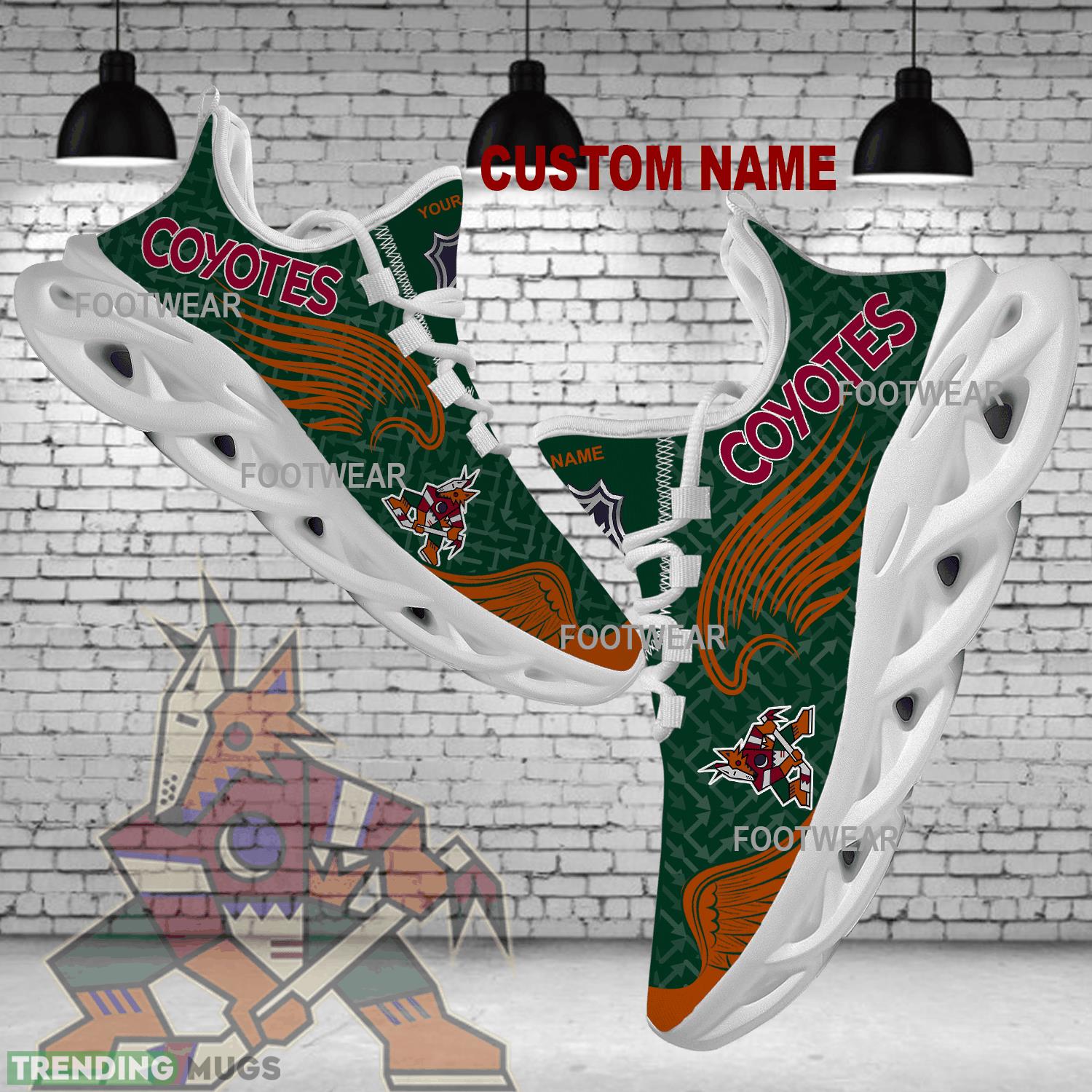 Personalized Arizona Coyotes New Wings Arrow Pattern Max Soul Shoes Chunky Sneaker Trademark - NHL Arizona Coyotes New Wings Arrow Pattern Max Soul Shoes Photo 1 Personalized Arizona Coyotes New Wings Arrow Pattern Max Soul Shoes Chunky Sneaker Trademark - NHL Arizona Coyotes New Wings Arrow Pattern Max Soul Shoes Photo 1