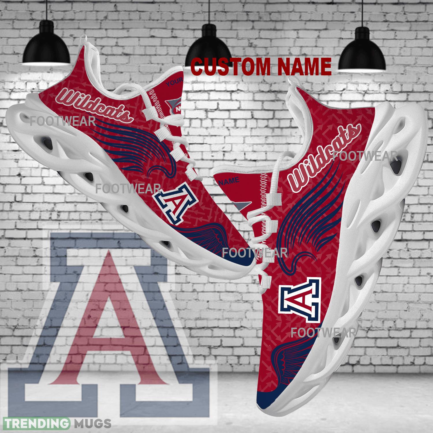 Personalized Arizona Wildcats New Wings Arrow Pattern Max Soul Shoes Chunky Sneaker Detail - NCAA Arizona Wildcats New Wings Arrow Pattern Max Soul Shoes Photo 1 Personalized Arizona Wildcats New Wings Arrow Pattern Max Soul Shoes Chunky Sneaker Detail - NCAA Arizona Wildcats New Wings Arrow Pattern Max Soul Shoes Photo 1