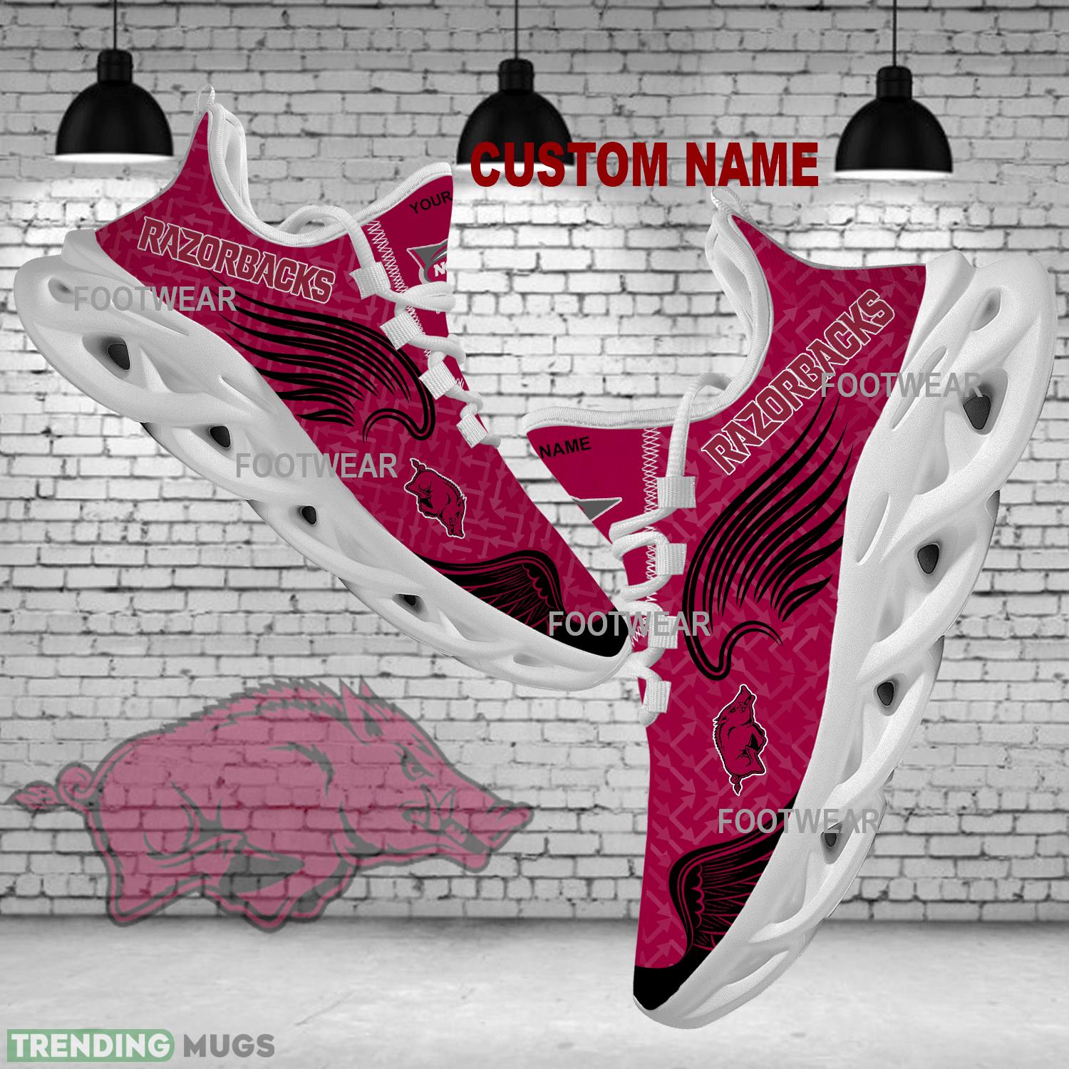 Personalized Arkansas Razorbacks New Wings Arrow Pattern Max Soul Shoes Running Sneaker Creative - NCAA Arkansas Razorbacks New Wings Arrow Pattern Max Soul Shoes Photo 1 Personalized Arkansas Razorbacks New Wings Arrow Pattern Max Soul Shoes Running Sneaker Creative - NCAA Arkansas Razorbacks New Wings Arrow Pattern Max Soul Shoes Photo 1