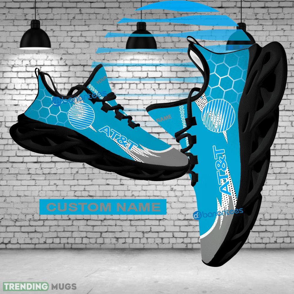 Personalized At&t Brand Logo Max Soul Shoes Men Women Gift Running Sneaker Athletic - at&t Logo Chunky Shoes Personalized Photo 1 Personalized At&t Brand Logo Max Soul Shoes Men Women Gift Running Sneaker Athletic - at&t Logo Chunky Shoes Personalized Photo 1